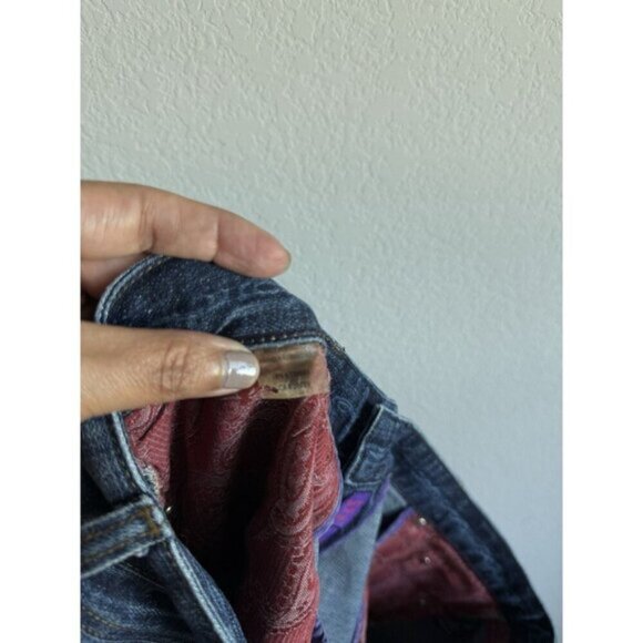 Robert Graham Classic Yates Jeans Men's Light Whiskering Distress Size 38x36 - Picture 12 of 15